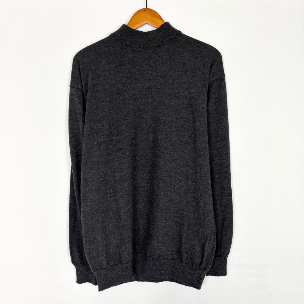 Vintage Raffi Wool Mock Neck Knit Sweater Italy‎ Size L